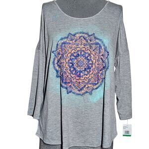 Jessica Simpson Open Shoulder Tee Size Large New with Tag
